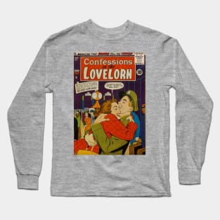 Vintage Confessions of the Lovelorn Cover Long Sleeve T-Shirt